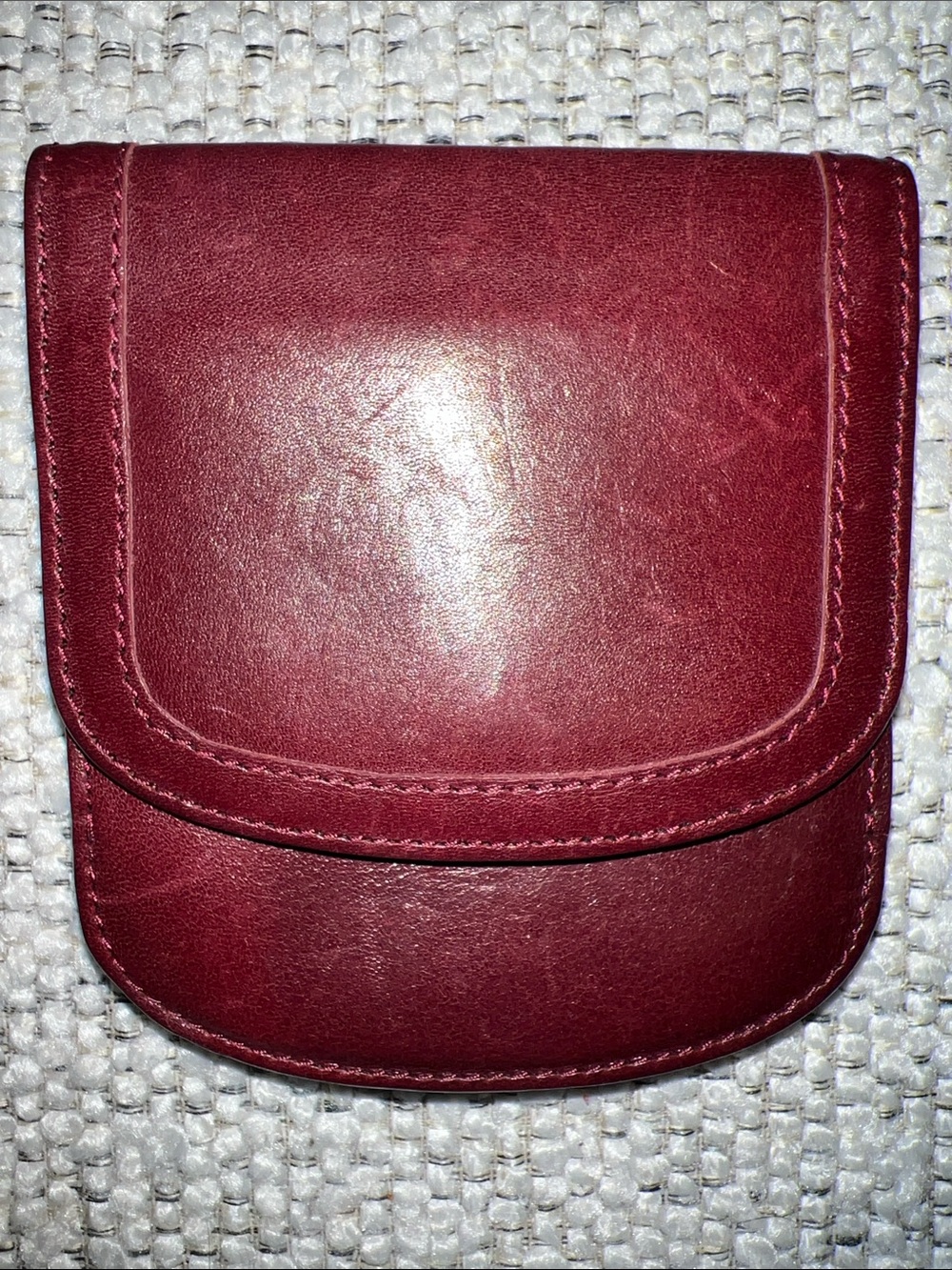 The Original Taxi Wallet, smooth burgundy leather